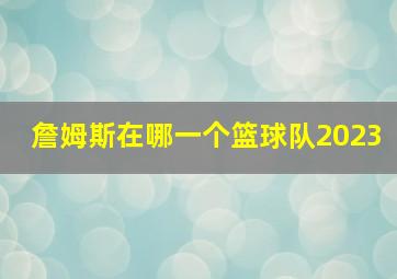 詹姆斯在哪一个篮球队2023