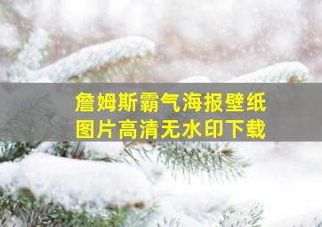 詹姆斯霸气海报壁纸图片高清无水印下载