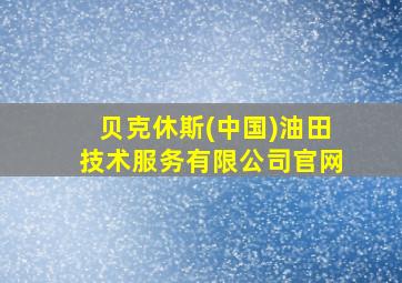 贝克休斯(中国)油田技术服务有限公司官网