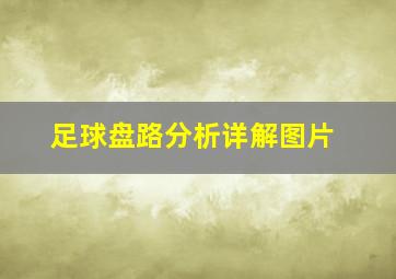 足球盘路分析详解图片