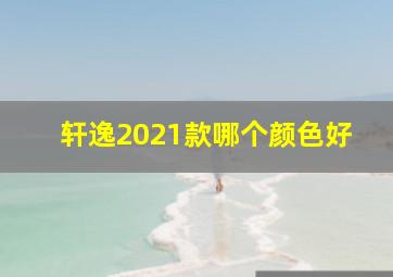 轩逸2021款哪个颜色好