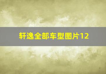 轩逸全部车型图片12