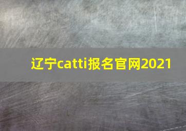 辽宁catti报名官网2021