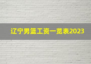 辽宁男篮工资一览表2023