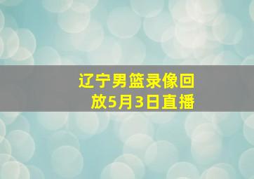 辽宁男篮录像回放5月3日直播