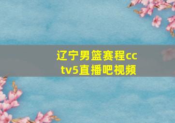 辽宁男篮赛程cctv5直播吧视频