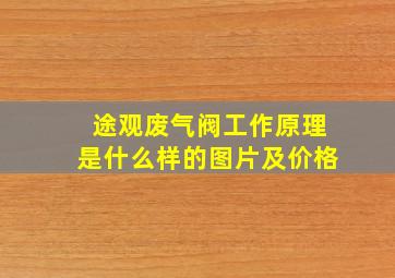 途观废气阀工作原理是什么样的图片及价格