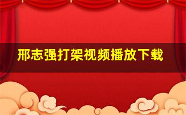 邢志强打架视频播放下载