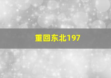 重回东北197