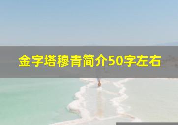 金字塔穆青简介50字左右