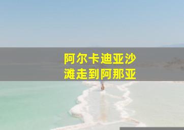 阿尔卡迪亚沙滩走到阿那亚