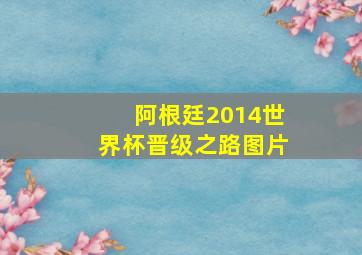 阿根廷2014世界杯晋级之路图片