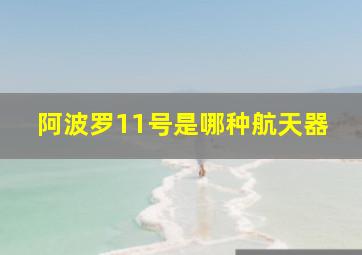 阿波罗11号是哪种航天器