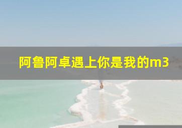 阿鲁阿卓遇上你是我的m3