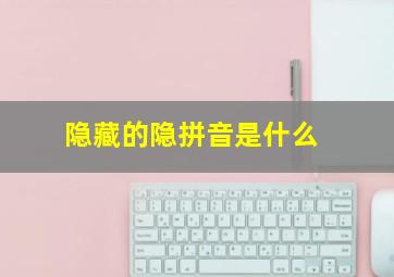 隐藏的隐拼音是什么