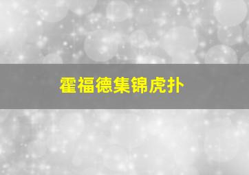 霍福德集锦虎扑