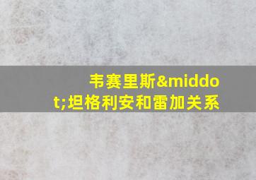 韦赛里斯·坦格利安和雷加关系