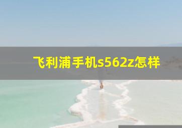 飞利浦手机s562z怎样