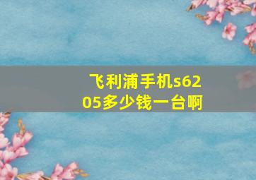 飞利浦手机s6205多少钱一台啊