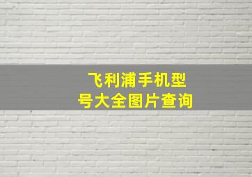 飞利浦手机型号大全图片查询