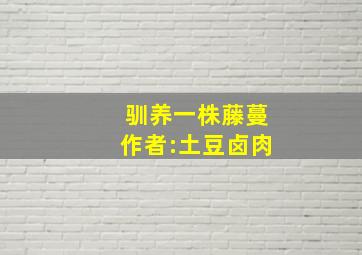 驯养一株藤蔓作者:土豆卤肉