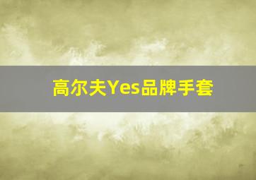 高尔夫Yes品牌手套