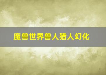 魔兽世界兽人猎人幻化