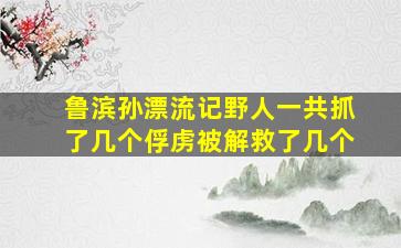 鲁滨孙漂流记野人一共抓了几个俘虏被解救了几个