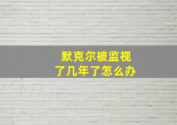 默克尔被监视了几年了怎么办